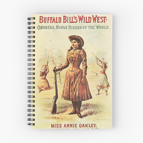 Item preview, Buffalo Bill's Wild West Show Annie Oakley Vintage Theater Advertising Wall Art designed and sold by retroposters.