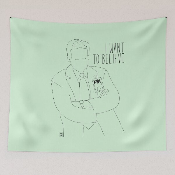 Item preview, I want to believe designed and sold by fanartbygabi | Gabi Veiga.