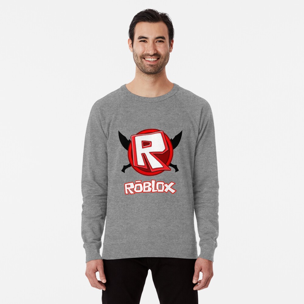 Roblox Logo Man S Short Sleeve Funny Gift For Friends Tee Top Friends Lightweight Sweatshirt By Carolynsander Redbubble - roblox logo sweatshirt