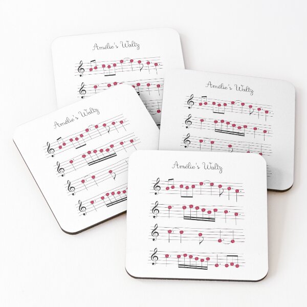 Item preview,  Amelie's Waltz music sheet design Yann Tiersen designed and sold by Rozbud.
