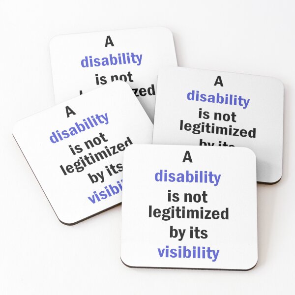 Item preview, Invisible Disability designed and sold by Kate_Create.