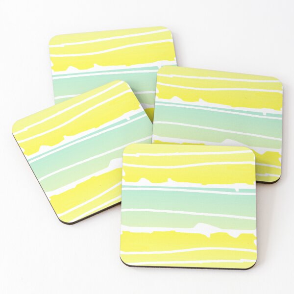 Item preview, Green, yellow, distorted pattern designed and sold by Happyoninside.