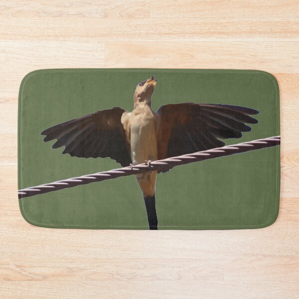 Item preview, Swallow Bird Singing With Wıngs Outstretched Cut Out  designed and sold by taiche.