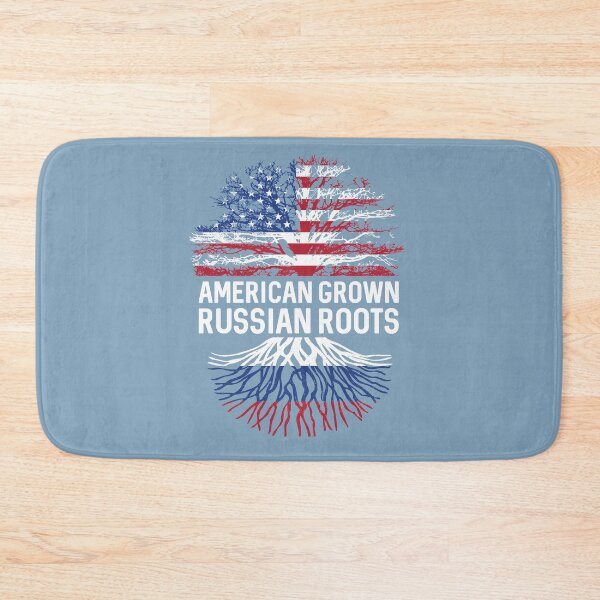 Item preview, American Grown with Russian roots US and Russia flag tree  designed and sold by alenaz.