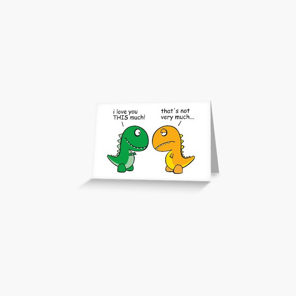 I love you this much Greeting Card
