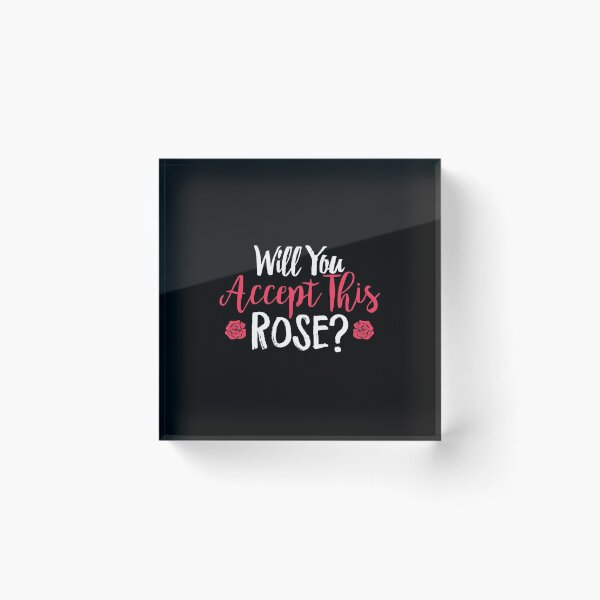 Item preview, Will You Accept This Rose designed and sold by Superhero Gear.