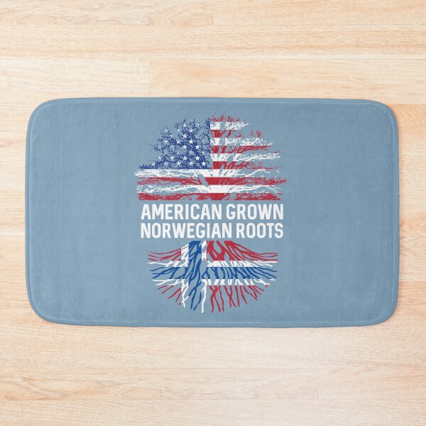 Item preview, American Grown Norwegian roots US and Norway  flag tree  designed and sold by alenaz.
