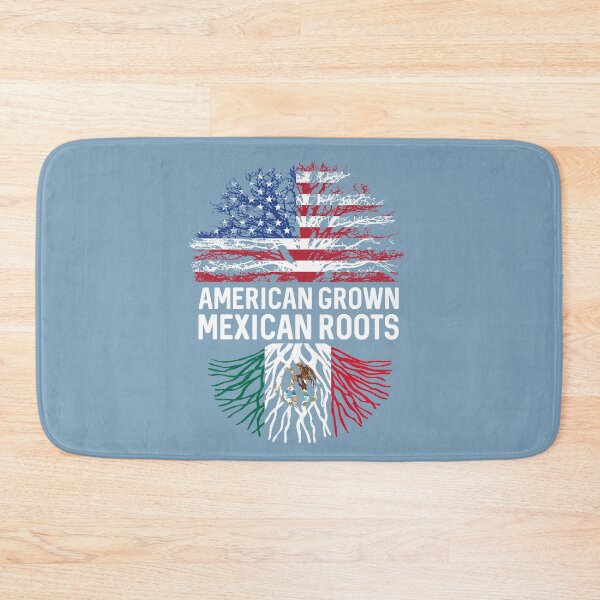 Item preview, American Grown Mexican roots US and Mexico flag tree  designed and sold by alenaz.