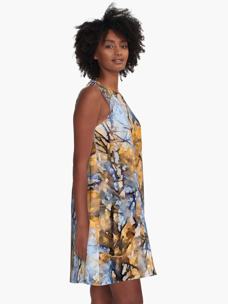 Alternate view of Autumn Birch A-Line Dress