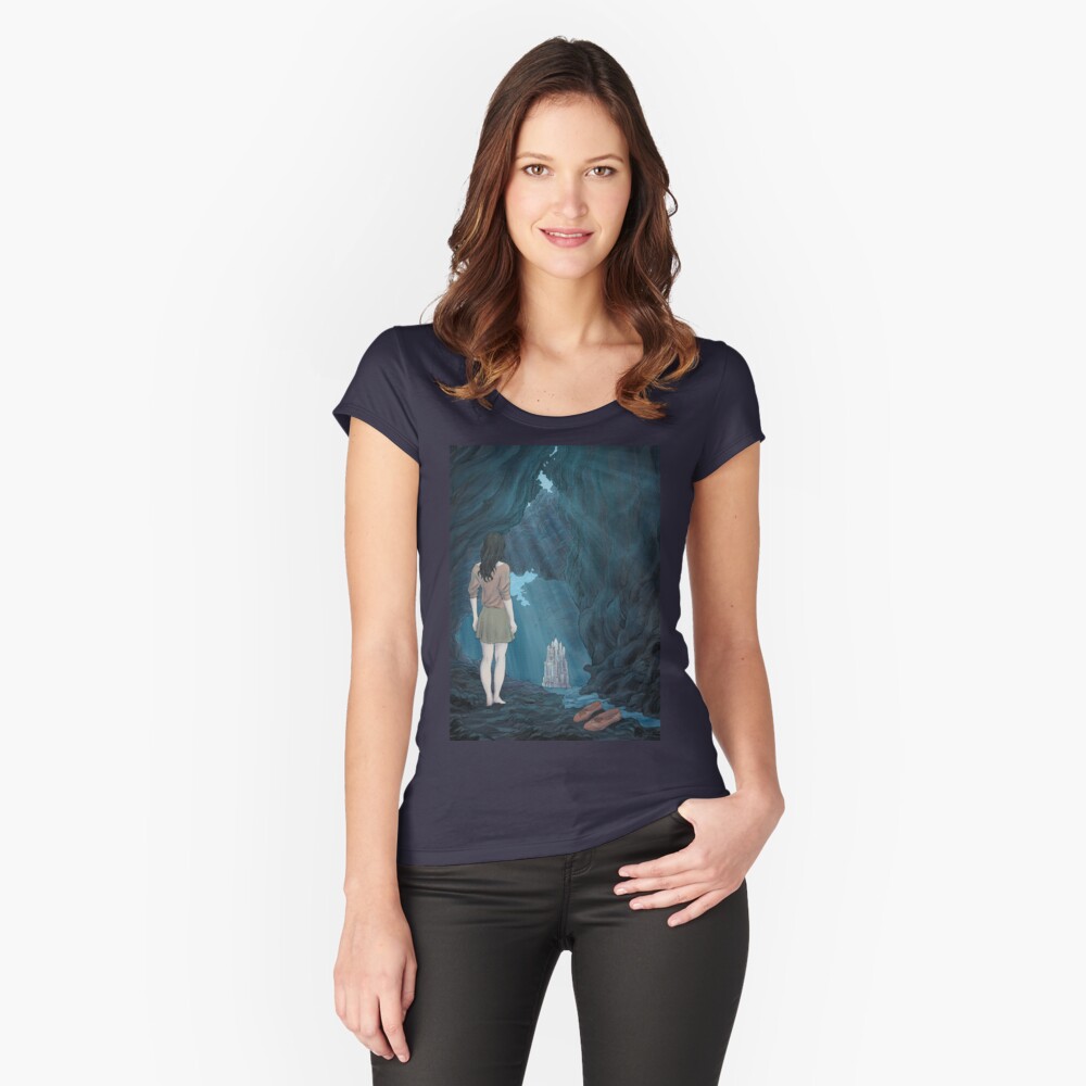 Item preview, Fitted Scoop T-Shirt designed and sold by xXProserPinaXx.