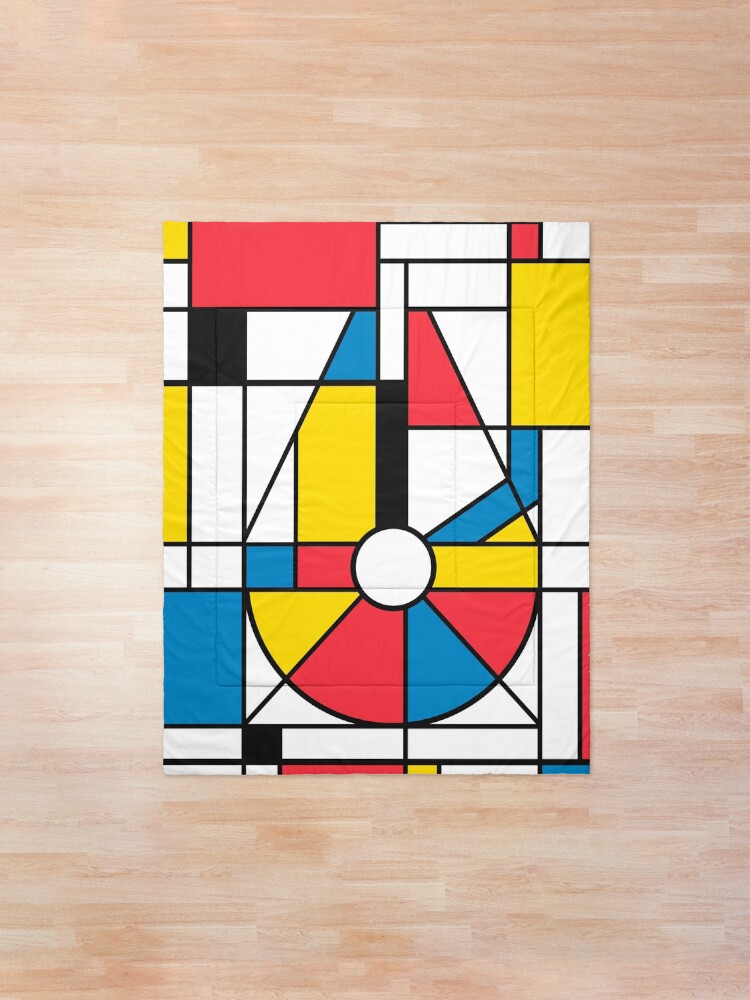 Alternate view of Mondrian Falcon Comforter