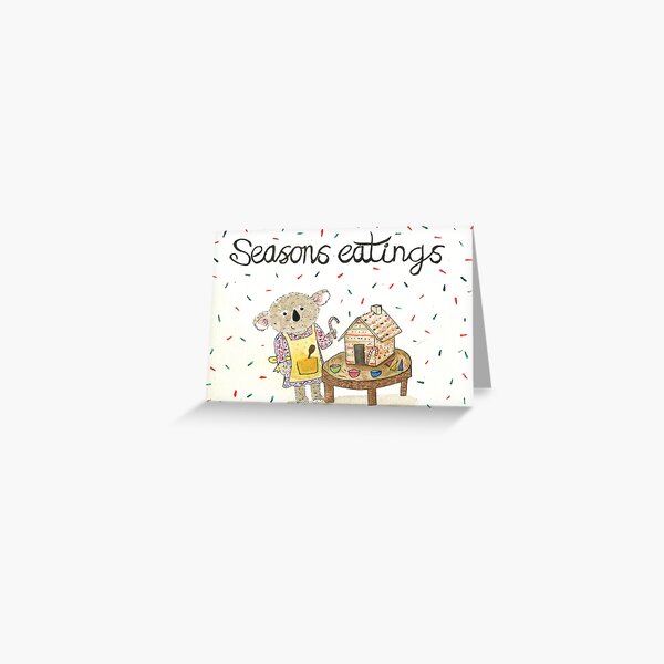 Aperçu de l'œuvre saisons eatings koala noël design créée et vendue par Charlotsart .