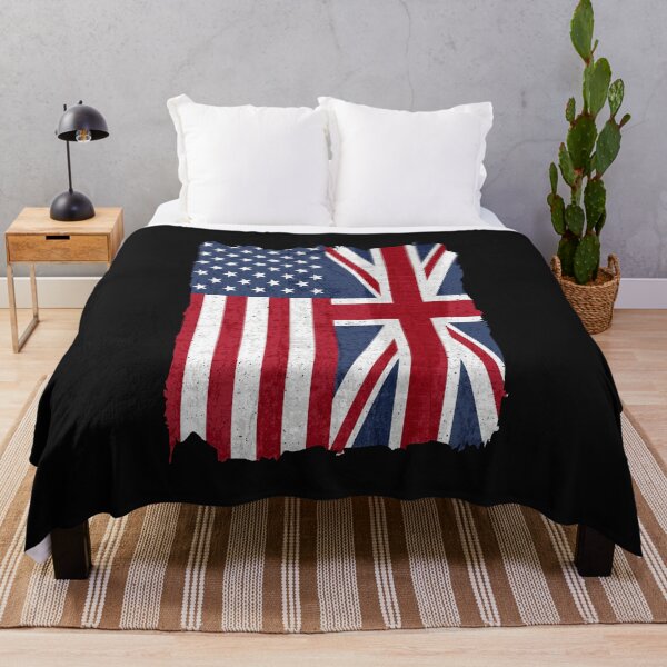 Item preview, United States with United Kingdom Flag Mix US and UK Union Jack designed and sold by alenaz.