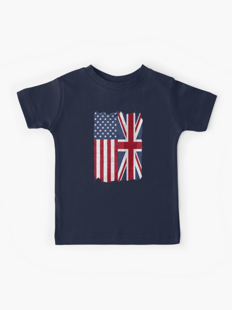 Union Jack Flag Fingerprint Oxford T-Shirt