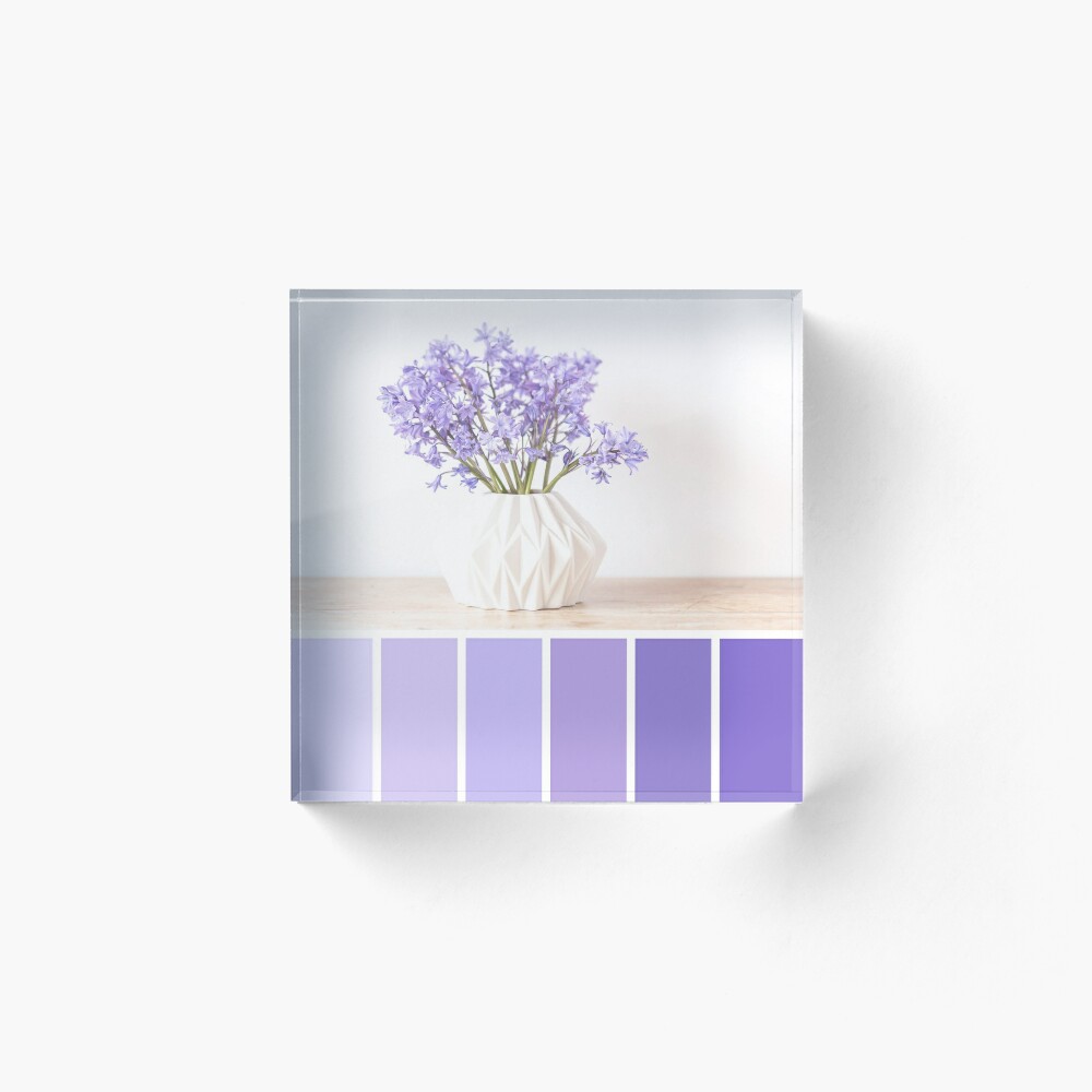 Bluebells Colour Palette in pastel purples Spiral Notebook for Sale by Zoe  Power