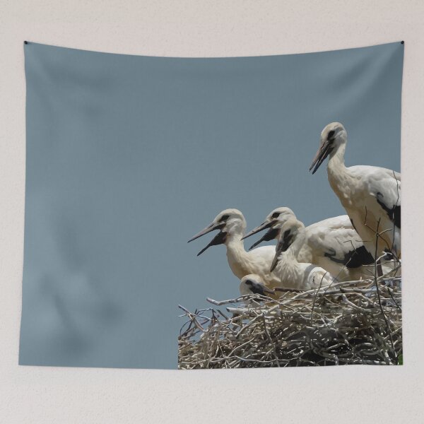 Item preview, Storklings And Storklets Getting Ready To Leave The Nest designed and sold by taiche.
