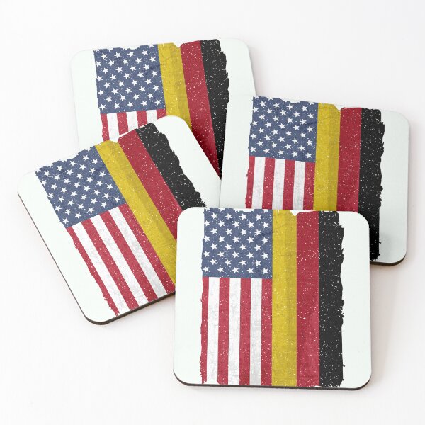 Item preview, United States with Germany Flag Mix US and German Country Flags  designed and sold by alenaz.