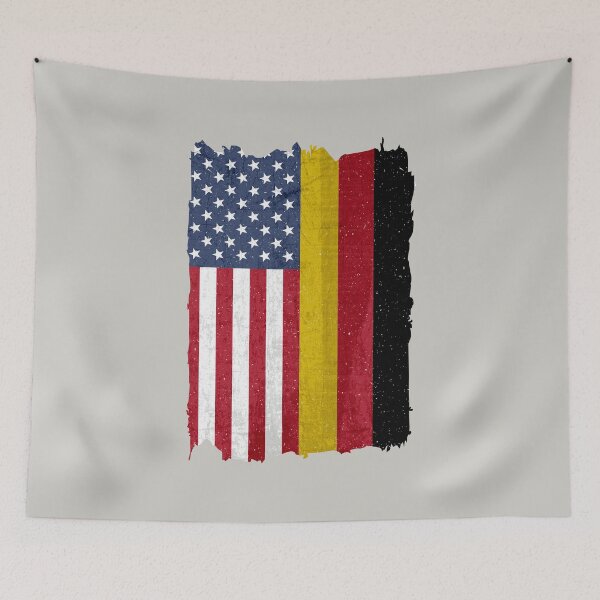 Item preview, United States with Germany Flag Mix US and German Country Flags  designed and sold by alenaz.