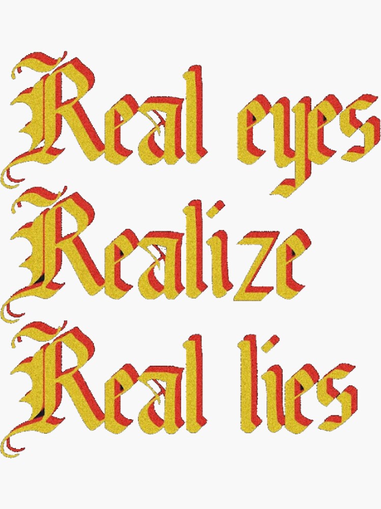 flaming-words-realize-sticker-for-sale-by-leopdm-redbubble