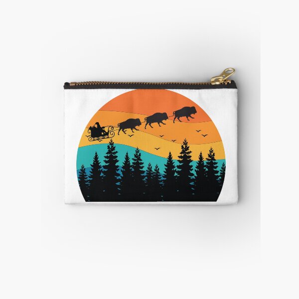Item preview, Retro Buffalo Bison National Park 70s 80s Xmas Christmas designed and sold by mrsmitful.