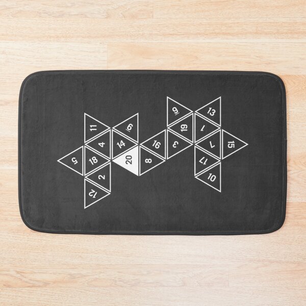 Item preview, Unrolled D20 designed and sold by clarkstpress.