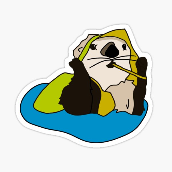 Otter Pup Stickers | Redbubble