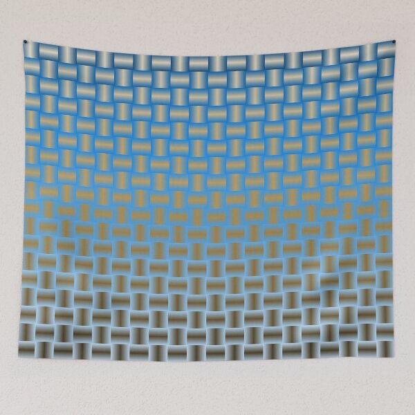 Item preview, up and down in square geometric pattern 10 designed and sold by ApArtPaintings.