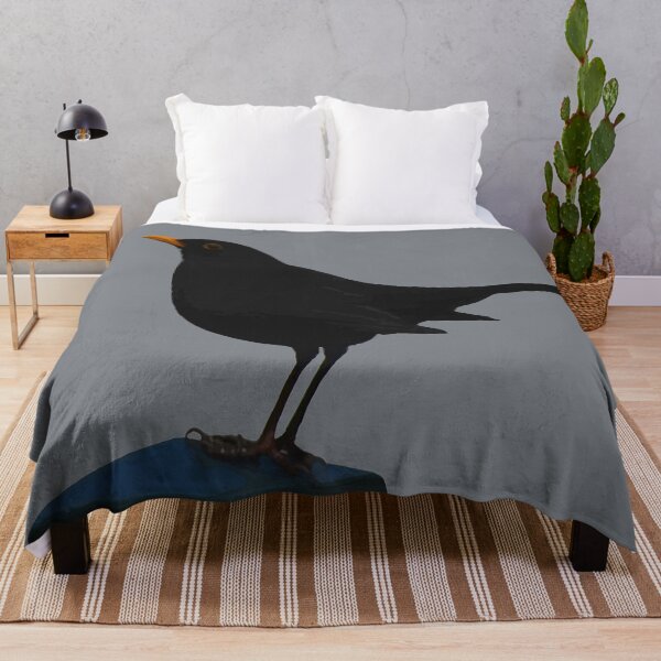 Item preview, Minimalistic Blackbird Vector Art Cut Out designed and sold by taiche.