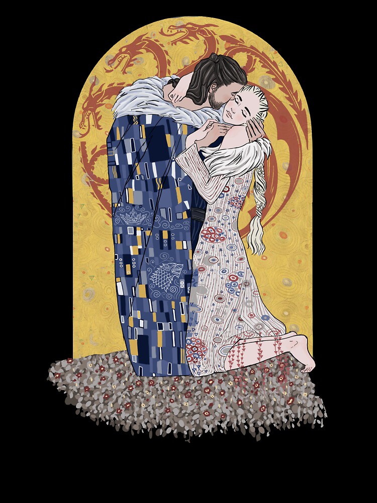 Thumbnail 7 of 7, Oversized T-Shirt, The Kiss designed and sold by xXProserPinaXx.