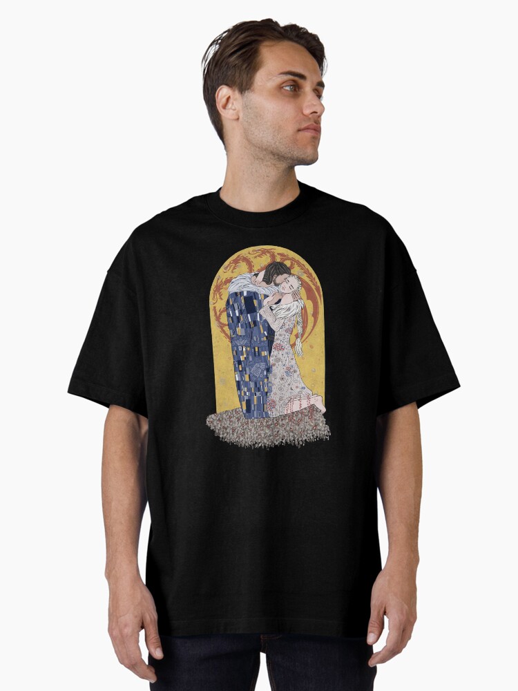 Thumbnail 2 of 7, Oversized T-Shirt, The Kiss designed and sold by xXProserPinaXx.