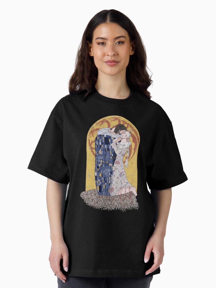 Thumbnail 1 of 7, Oversized T-Shirt, The Kiss designed and sold by xXProserPinaXx.