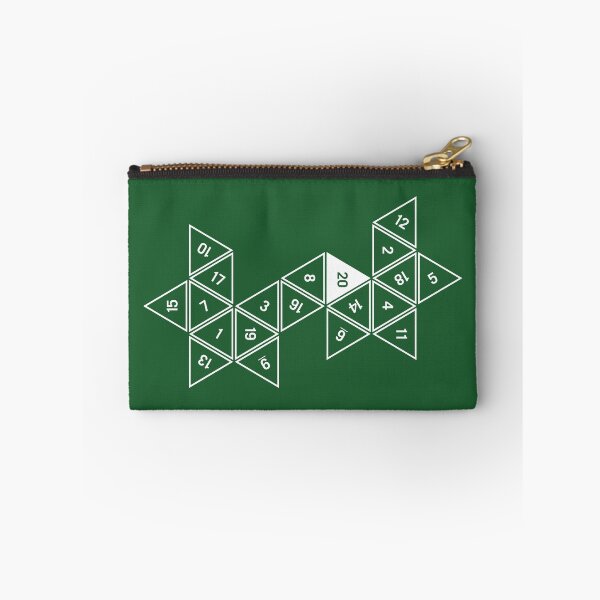 Item preview, Green Unrolled D20 designed and sold by clarkstpress.