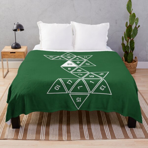 Item preview, Green Unrolled D20 designed and sold by clarkstpress.