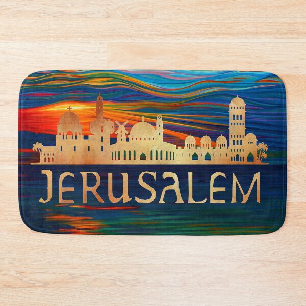 Item preview, Jerusalem Souvenir Skyline Silhouette  designed and sold by mamazita.