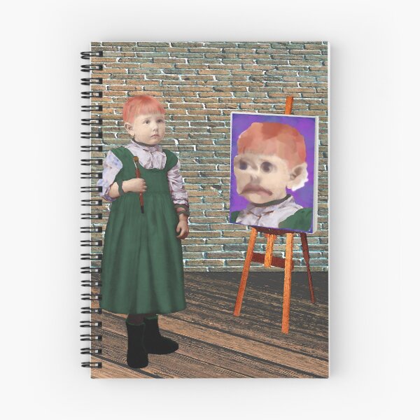 Item preview, Self Portrait of the Artist as an Inner Child designed and sold by Loveday Funck.