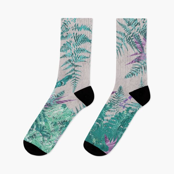 Item preview, Ferns and Parrot Flowers designed and sold by MarbleCloud.