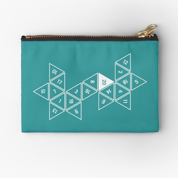 Item preview, Teal Unrolled D20 designed and sold by clarkstpress.
