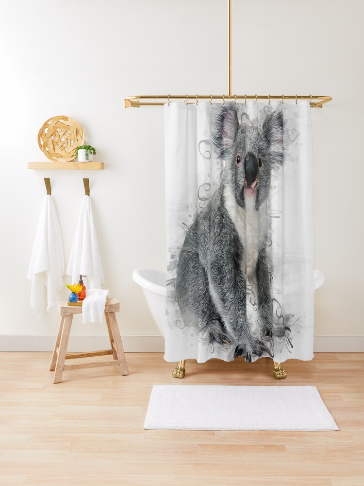 Koala Bear Art Shower Curtain for Sale by Ian Mitchell