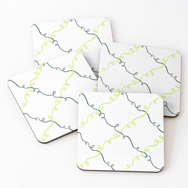 Item preview, Green and Chartreuse Ribbon Lattice designed and sold by AtomicLiving.
