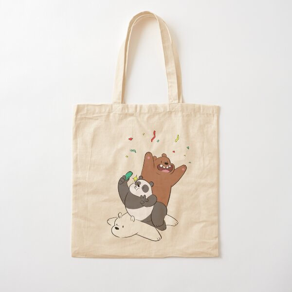  GRAPHICS & MORE We Bare Bears Bear Stack Grocery Travel  Reusable Tote Bag : Home & Kitchen