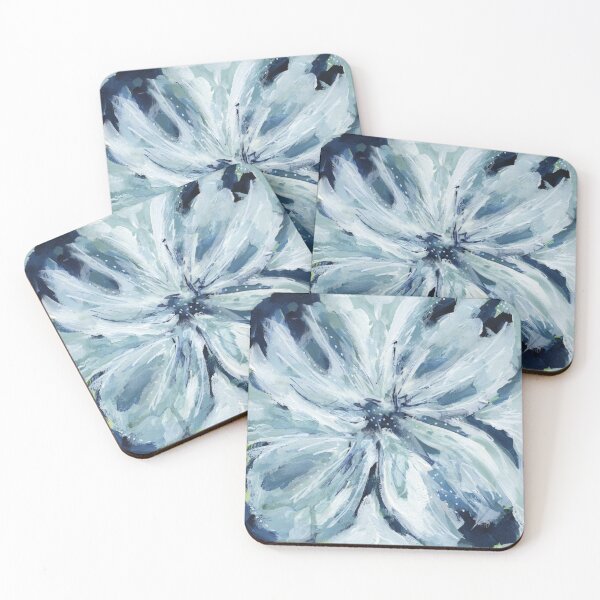 Item preview, Blue Floral Abstract  designed and sold by Leslie Beck.