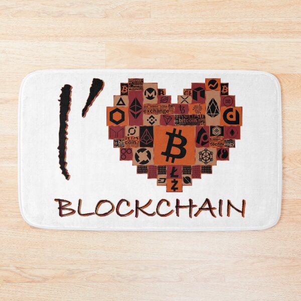 Item preview, i love blockchain! designed and sold by jiggabola.