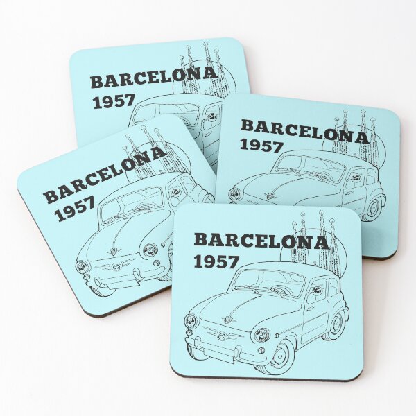 Item preview, Seat 600 in Barcelona 1957 designed and sold by coloriscausa.