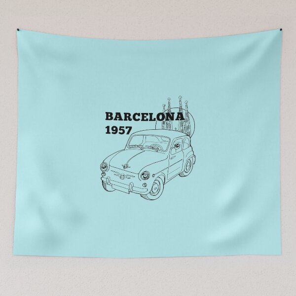 Item preview, Seat 600 in Barcelona 1957 designed and sold by coloriscausa.