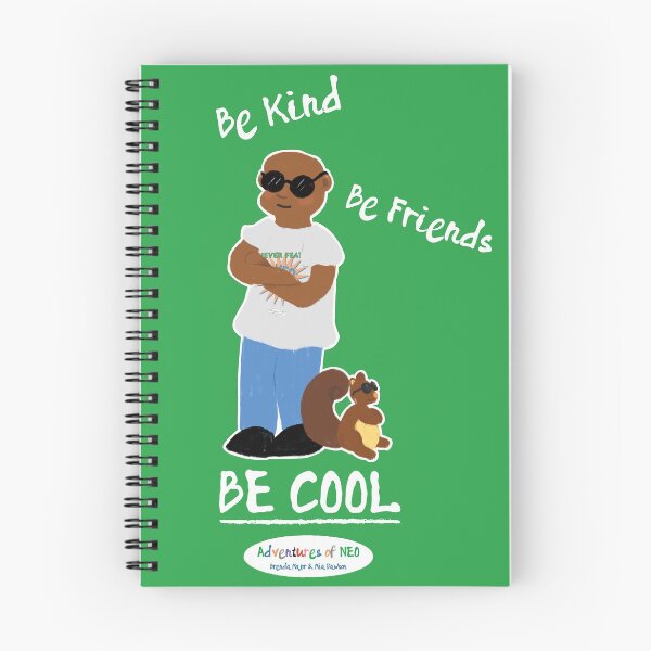 Item preview, Adventures of Neo - Be Kind, Be Friends, Be Cool (on green) designed and sold by AdventuresOfNeo.