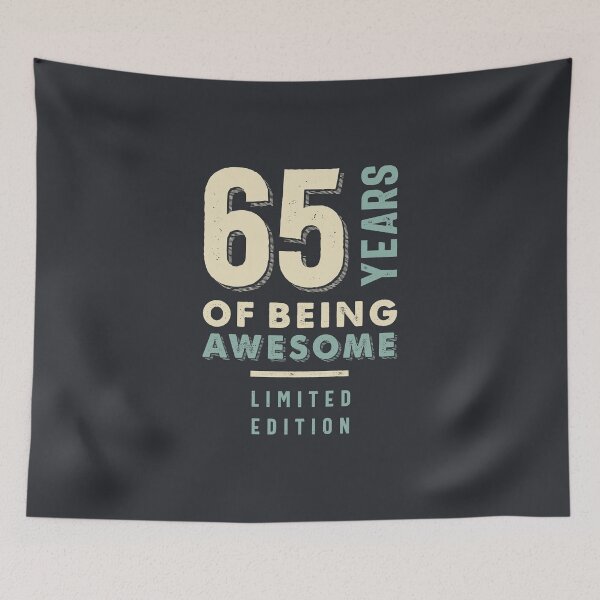 Item preview, 65 Years Of Being Awesome - 65th Birthday designed and sold by cidolopez.