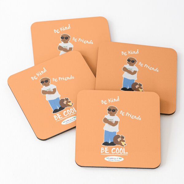 Item preview, Adventures of Neo - Be Kind, Be Friends, Be Cool (on orange) designed and sold by AdventuresOfNeo.