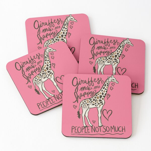 Item preview, Giraffes make me happy people not so much designed and sold by FrictionMaxxing.