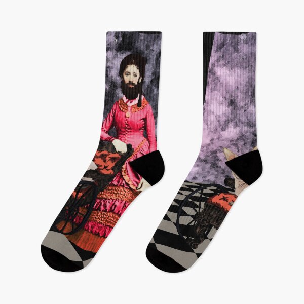 Item preview, The Bearded Lady and her Hairless Pussy Cat designed and sold by Loveday Funck.