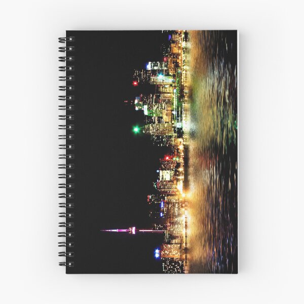 Item preview, Toronto Skyline At Night From Polson St Reflection designed and sold by The Learning Curve Photography.